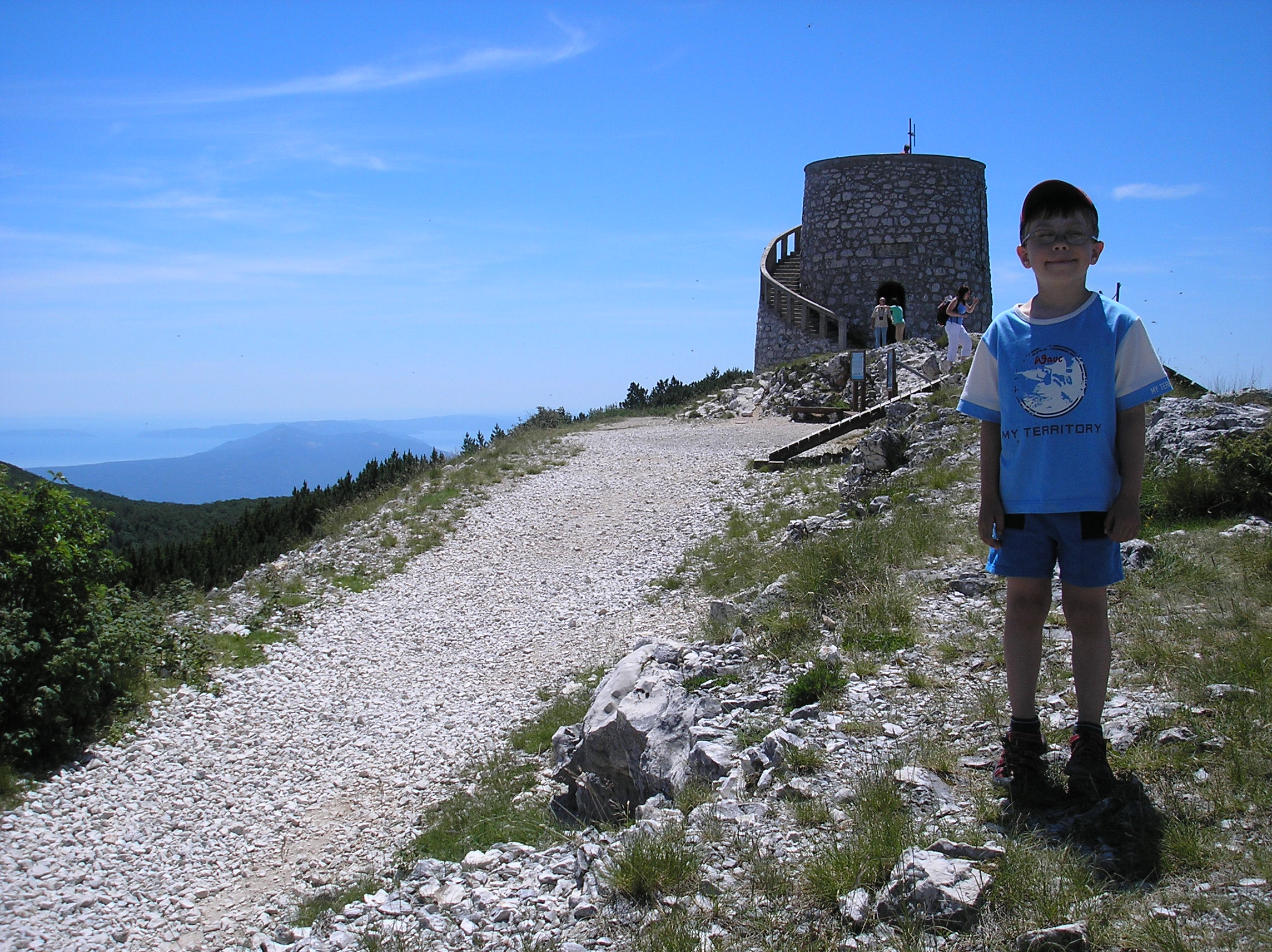 Kuba na vrcholu Vojaku 1400m